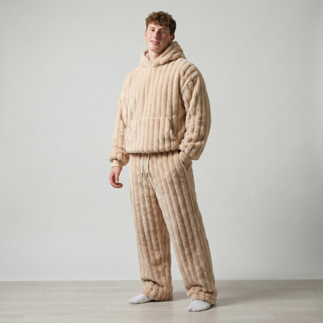 The hugwear™ blanket hoodie - beige