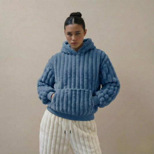 The hugwear™ blanket hoodie - blue